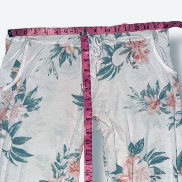 🍭 Inspired Hearts Pajama Pants Soft Lightweight Floral Print Size Large - Picture 9 of 16